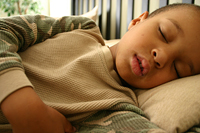 Taking a nap